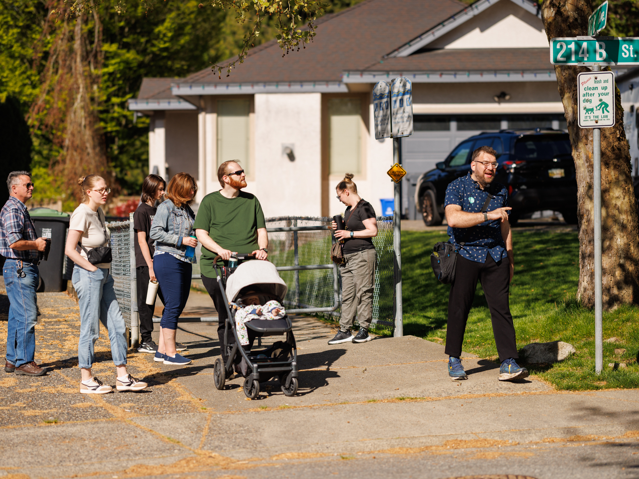 A street in Langley, British Columbia